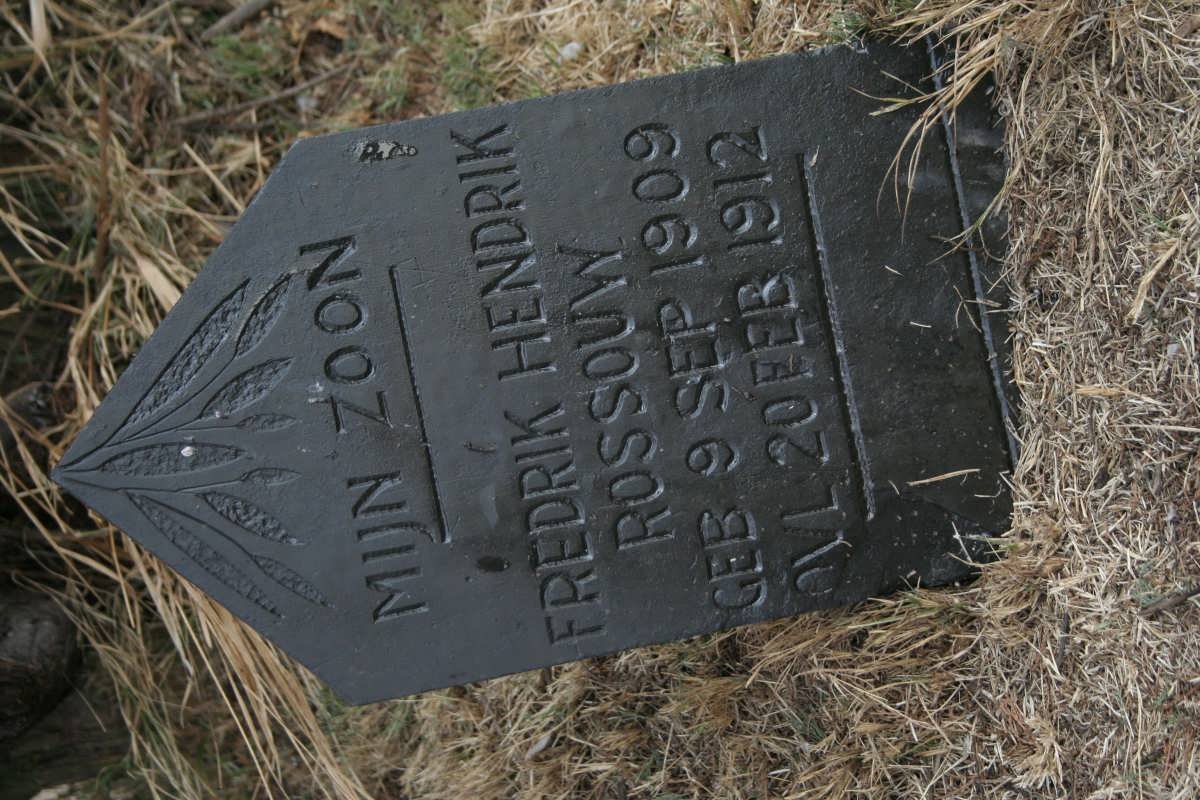 ROSSOUW Fredrik Hendrik 1909-1912