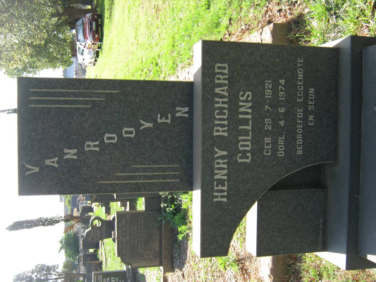 ROOYEN Henry Richard Collins, van 1921-1974