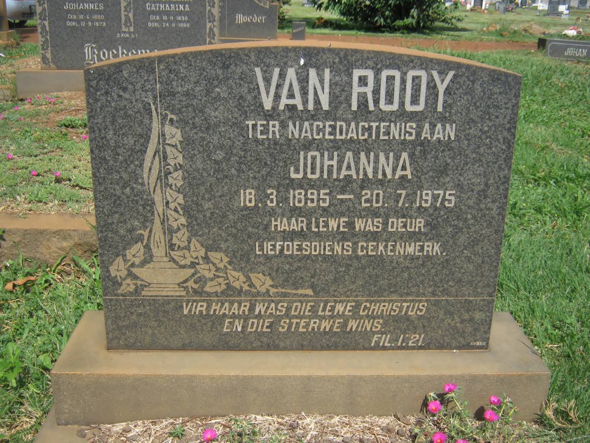 ROOY Johanna, van 1895-1975