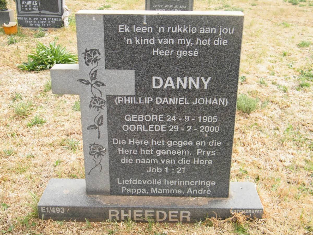 RHEEDER Phillip Daniel Johan 1985-2000