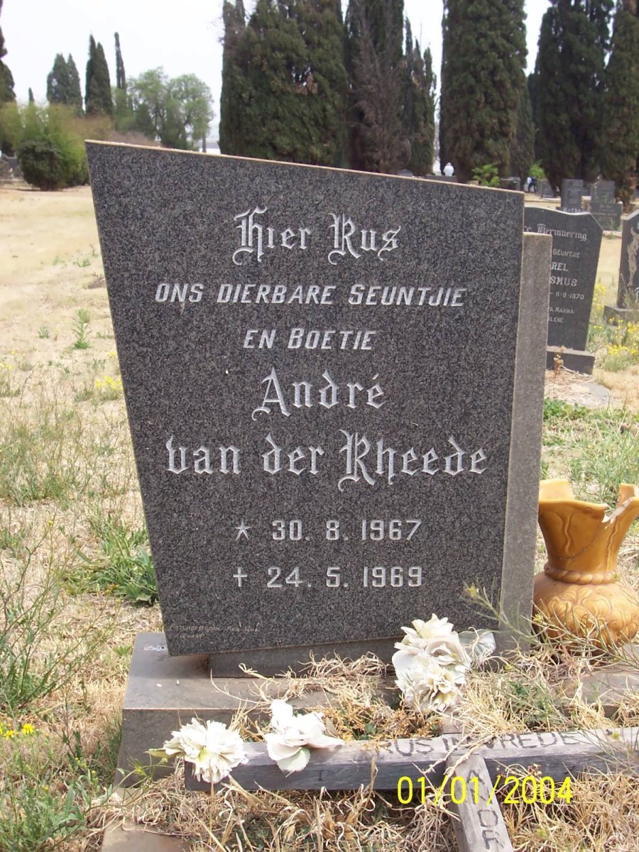 RHEEDE André, van der 1967-1969