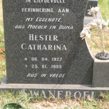 SWANEPOEL Hester Catharina 1927-1990