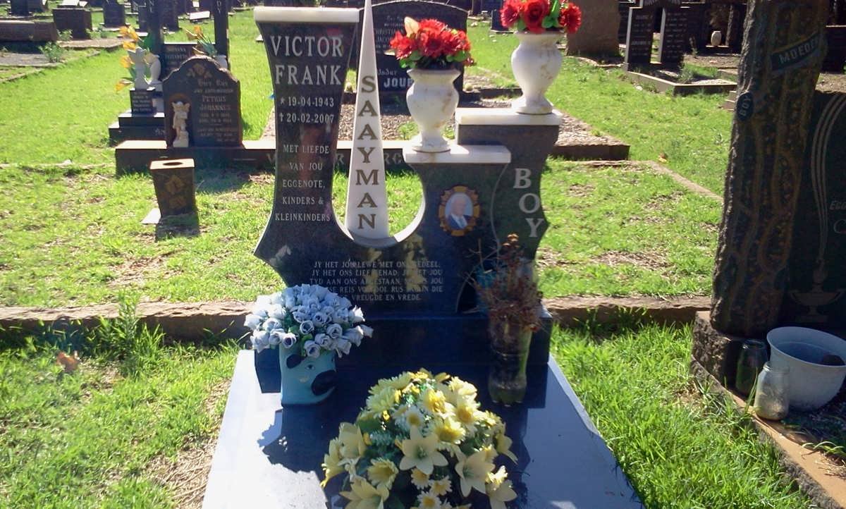 SAAYMAN Victor Frank 1943-2007