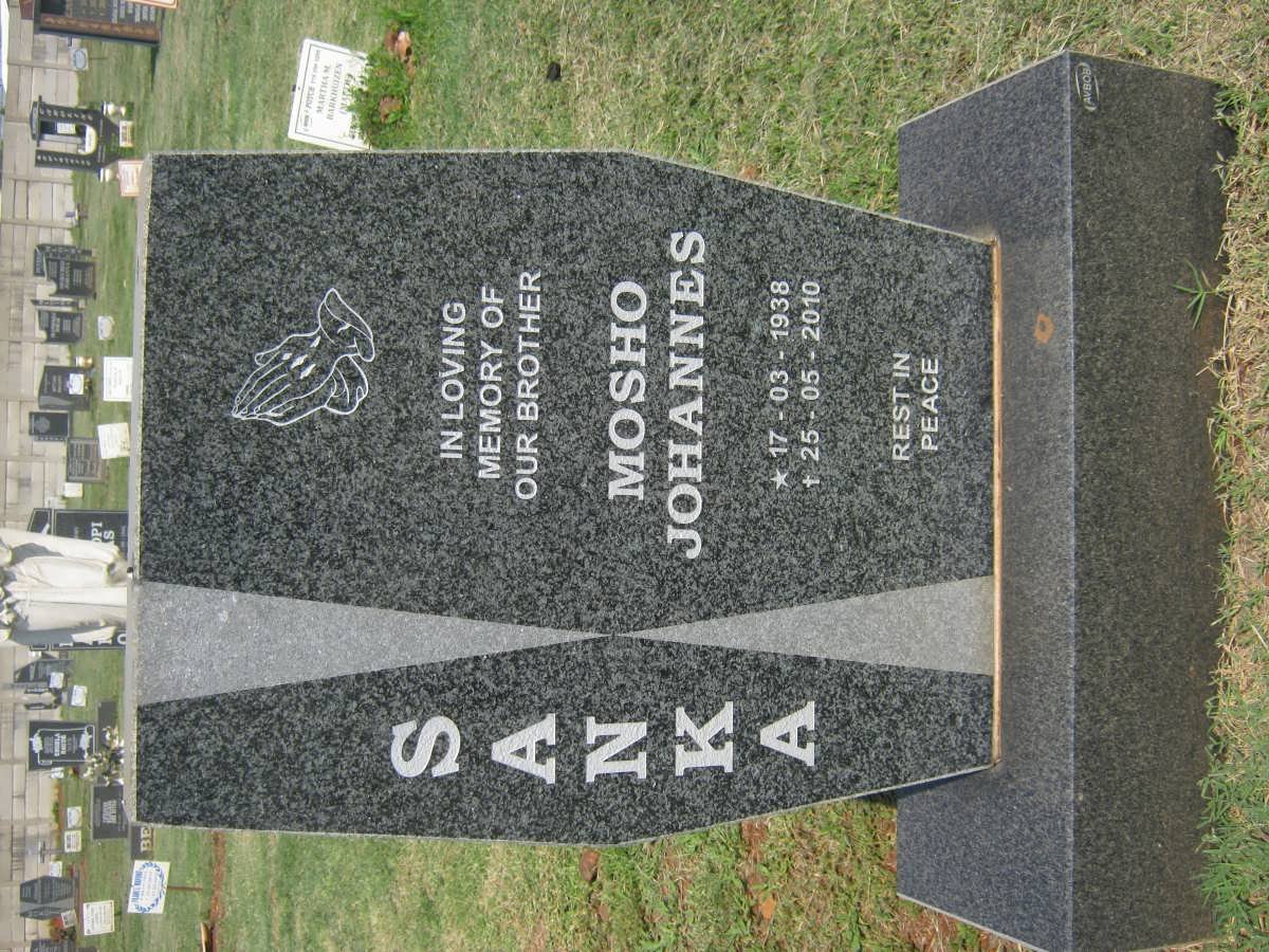 SANKA Mosho Johannes 1938-2010