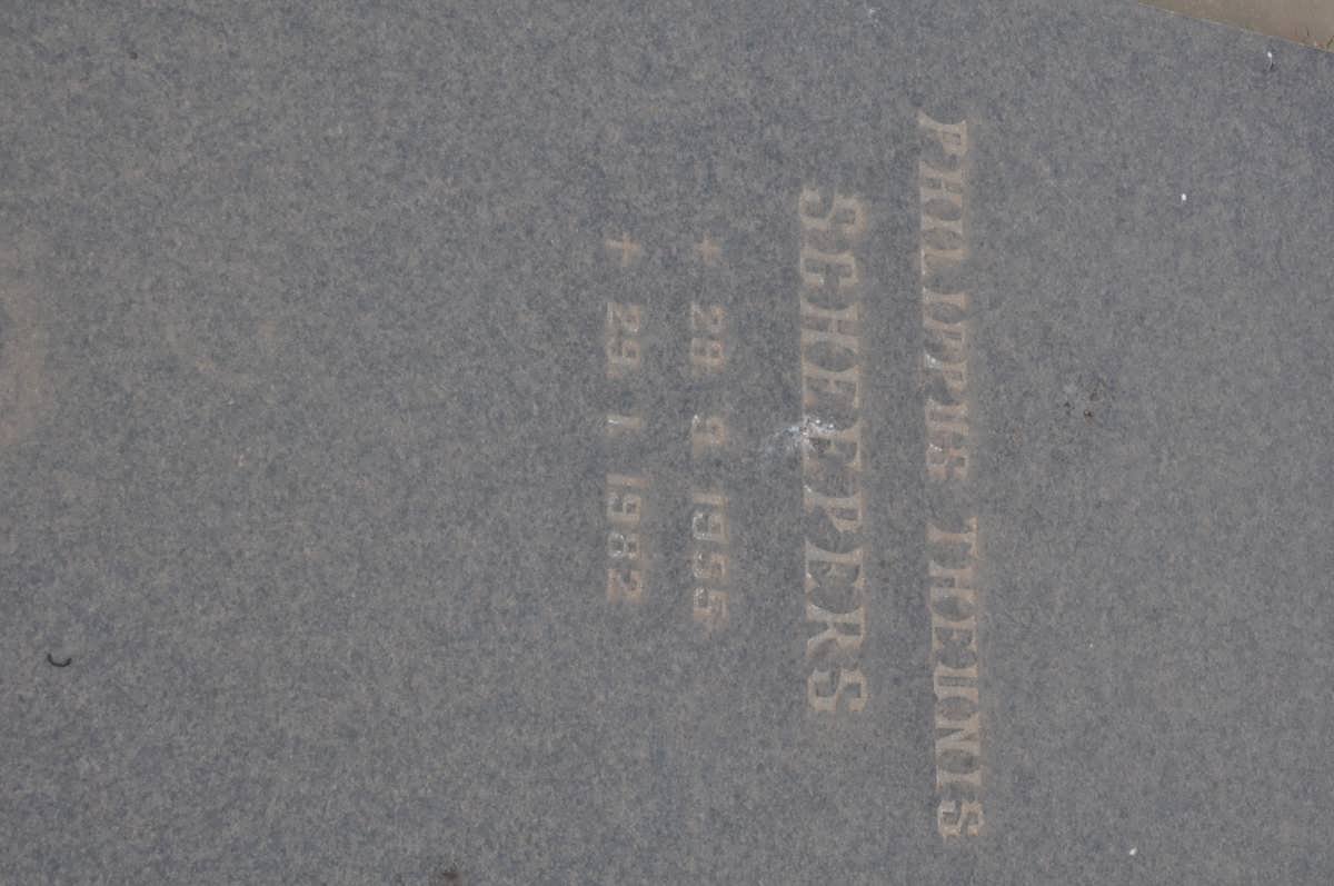 SCHEEPERS Philippus Theunis 1955-1982