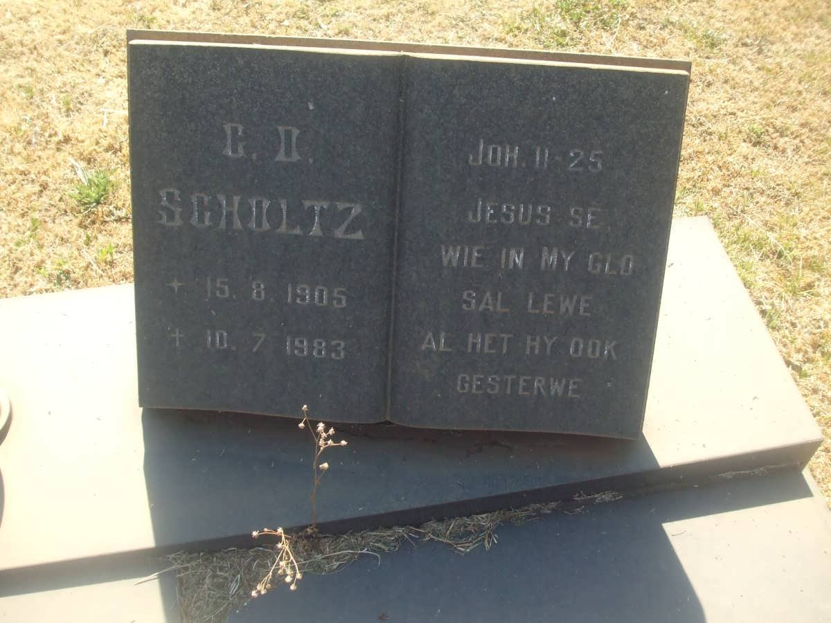 SCHOLTZ G.D. 1905-1983