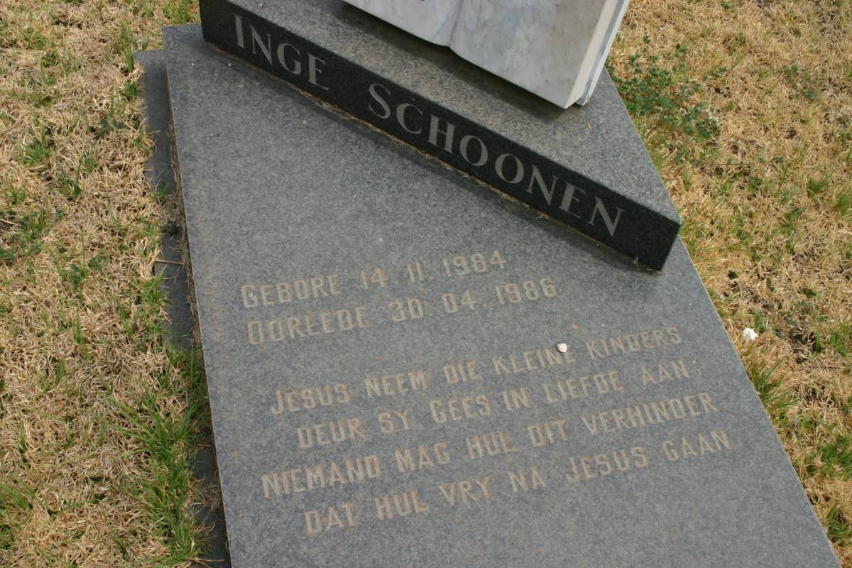 SCHOONEN Inge 1984-1986