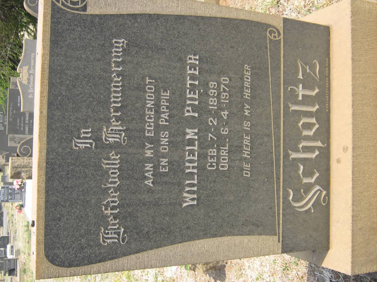 SCHOLTZ Wilhelm Pieter 1899-1970