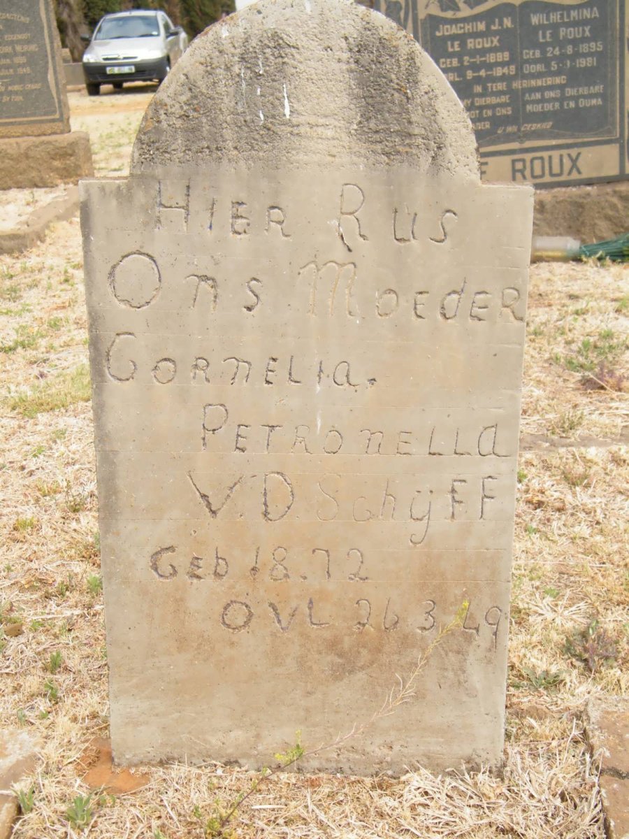 SCHYFF Cornelia Petronella, v.d. 1872-1949