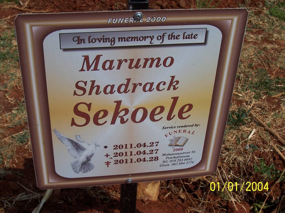 SEKOELE Marumo Shadrack 2011-2011