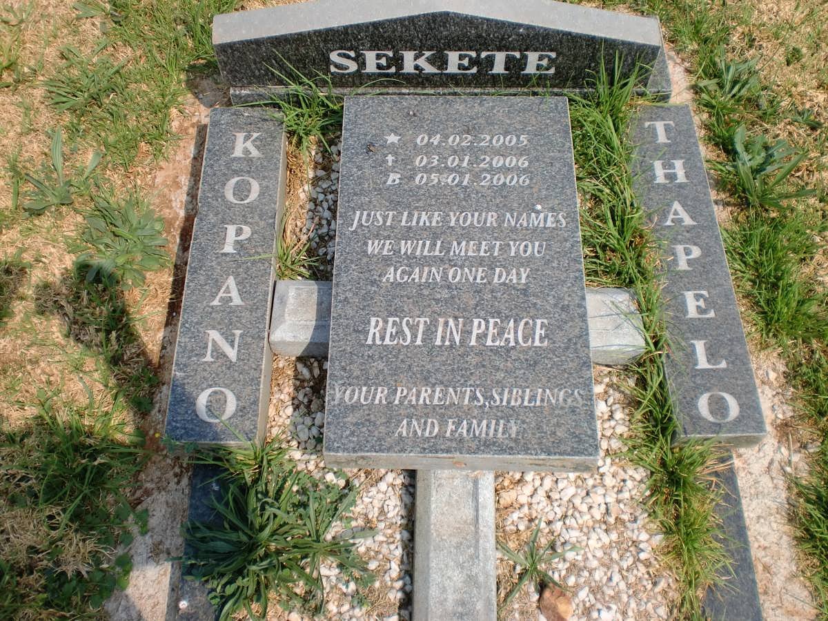SEKETE Kopano Thapelo 2005-2006