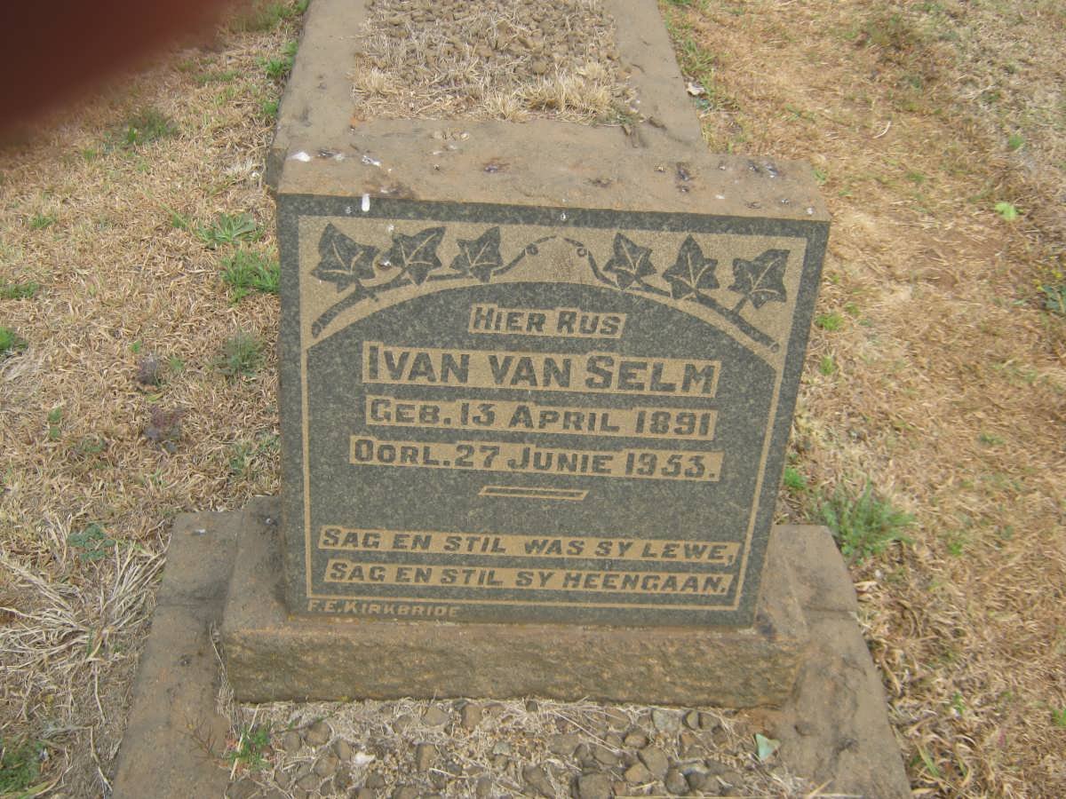 SELM Ivan, van 1891-1953
