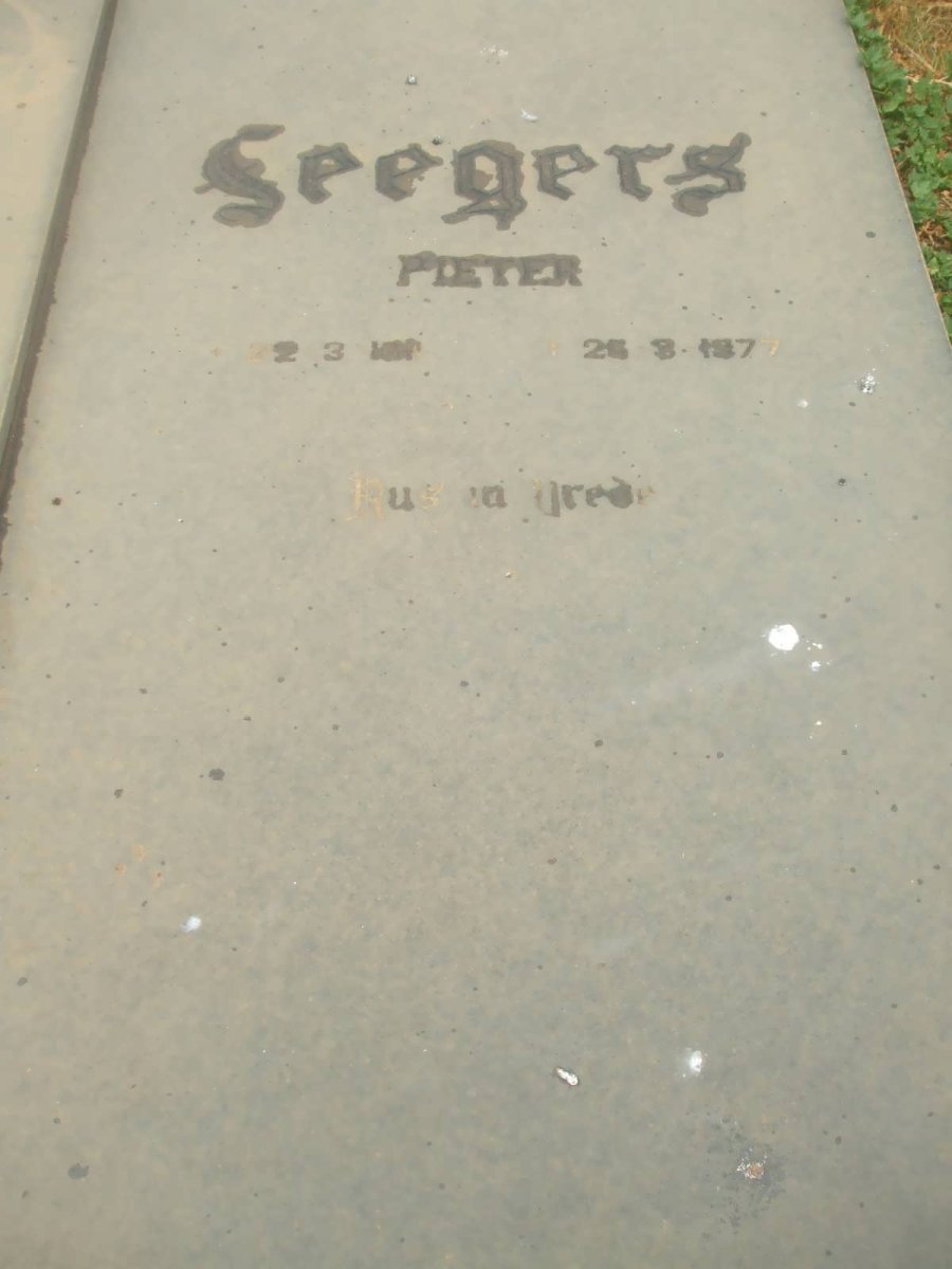 SEEGERS Pieter 19?? -1977