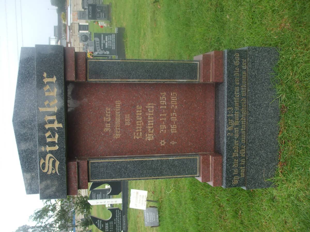 SIEPKER Eugene Heinrich 1954-2005