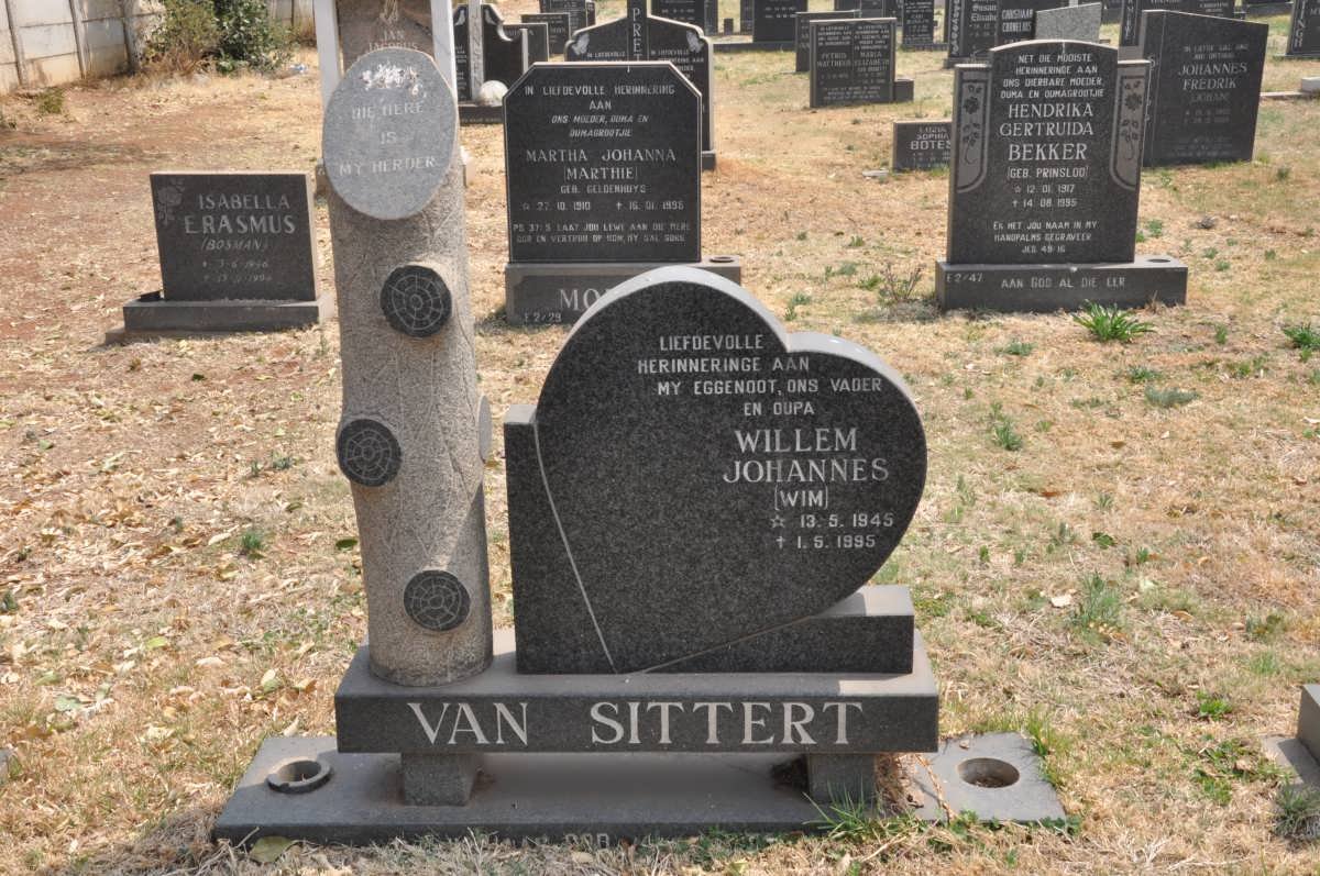 SITTERT Willem Johannes, van 1945-1995