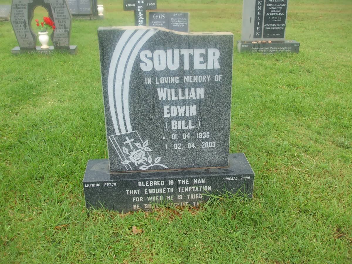 SOUTER William Edwin 1936-2003