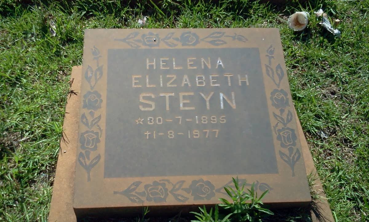STEYN Helena Elizabeth 1895-1977