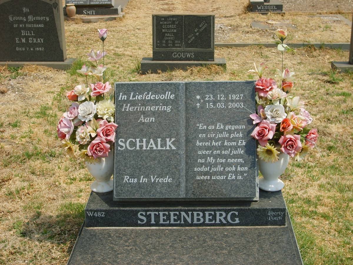 STEENBERG Schalk 1927-2003
