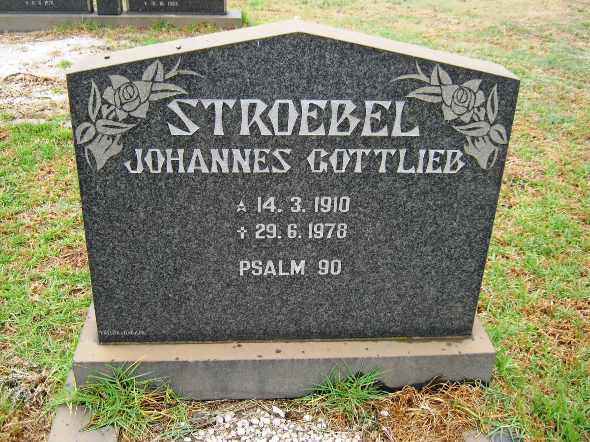 STROEBEL Johannes Gottlieb 1910-1978
