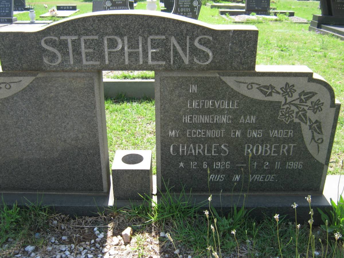 STEPHENS Charles Robert 1926-1986