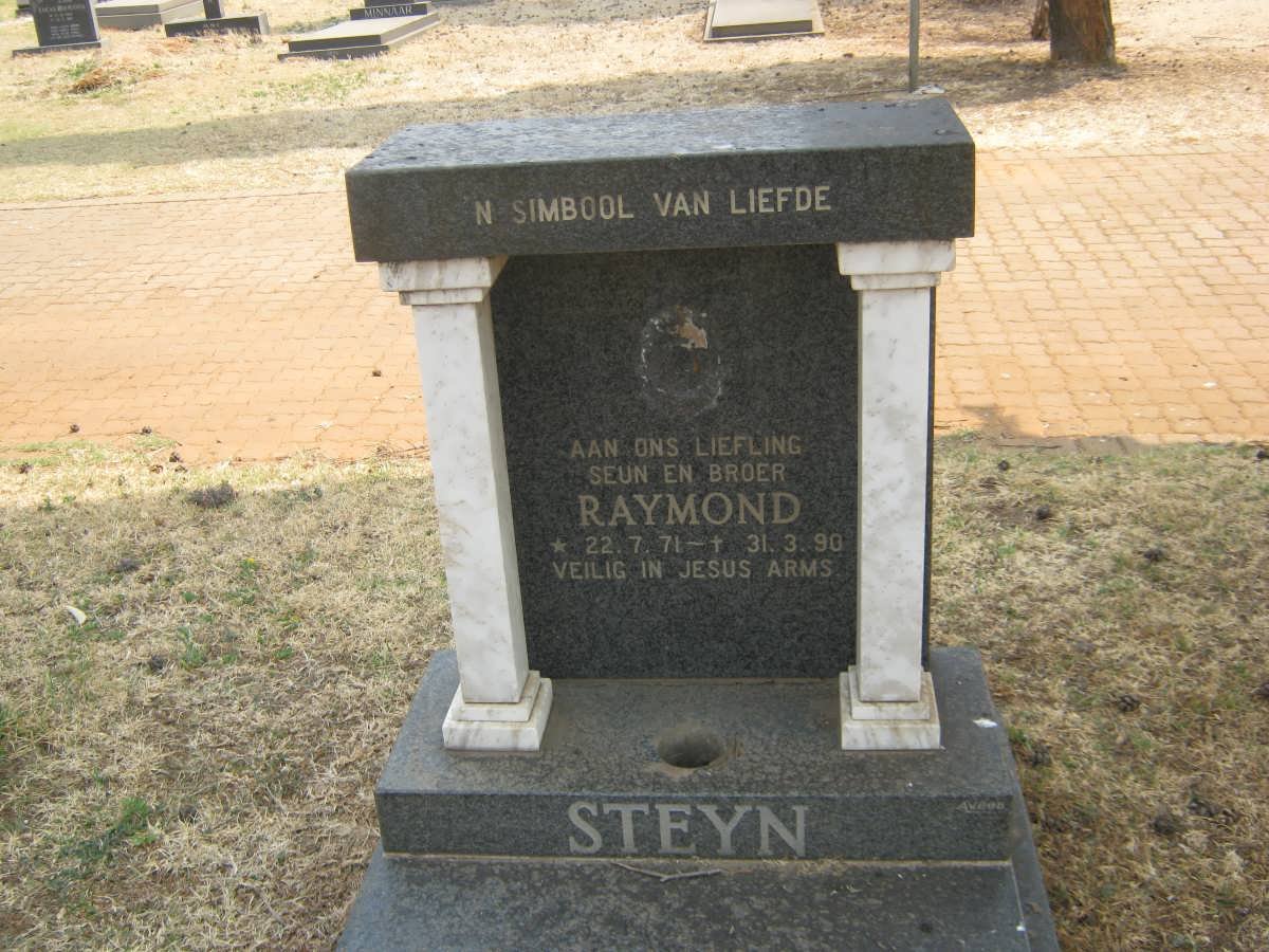 STEYN Raymond 1971-1990