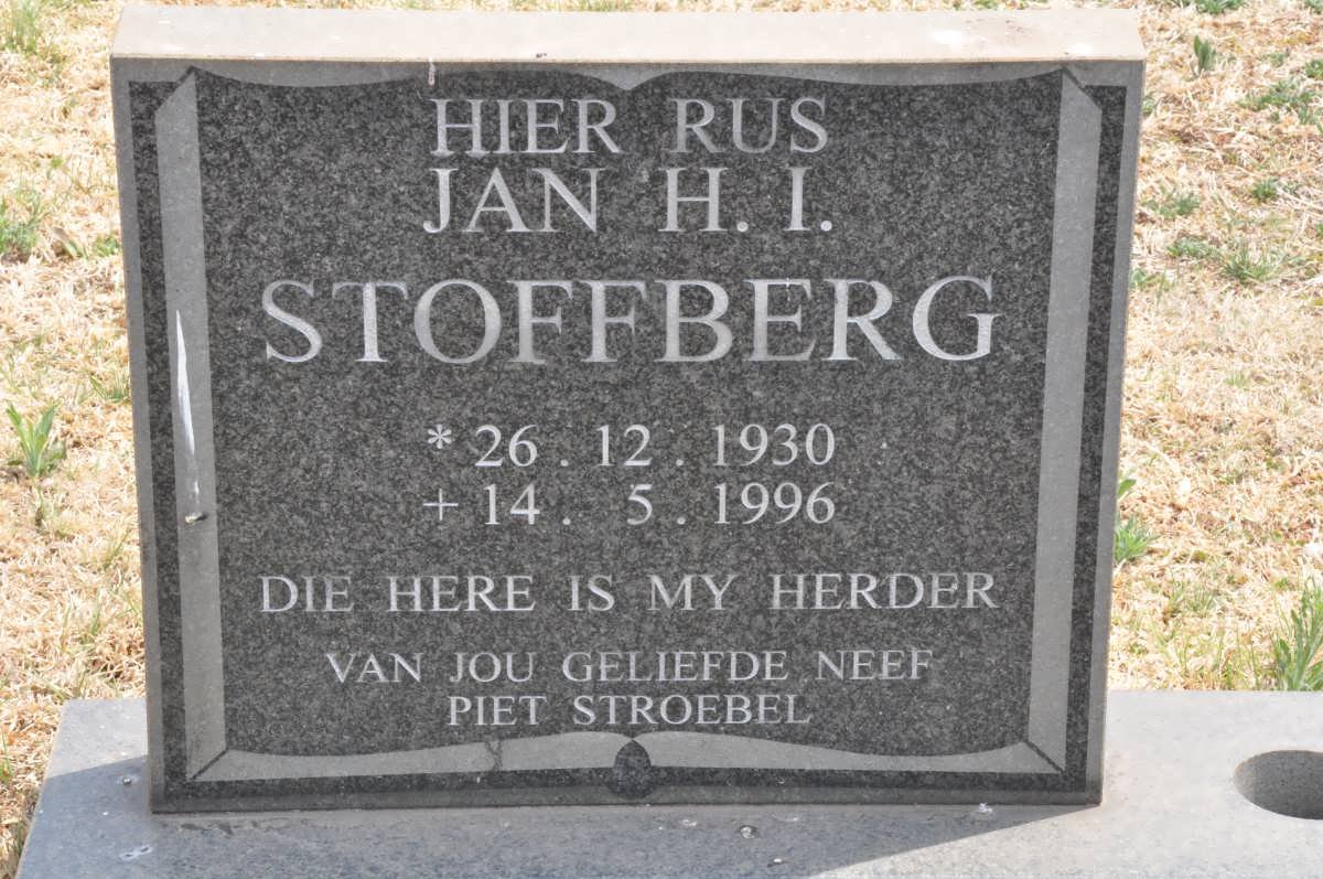 STOFFBERG Jan H.I. 1930-1996