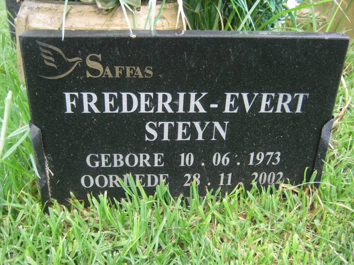 STEYN Frederick-Evert 1973-2002