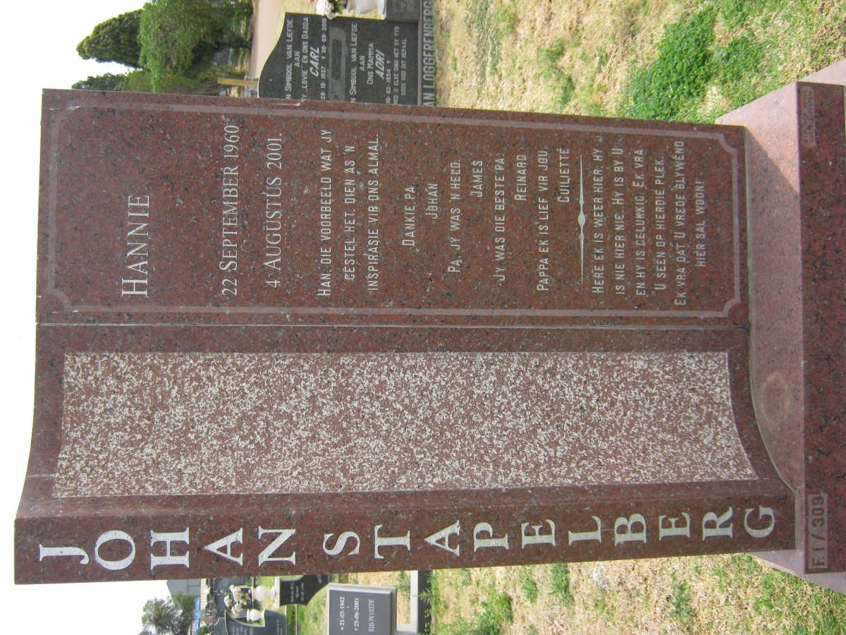 STAPELBERG Johan 1960-2001