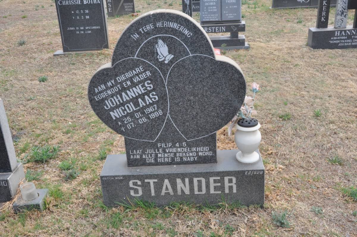 STANDER Johannes Nicolaas 1967-1998