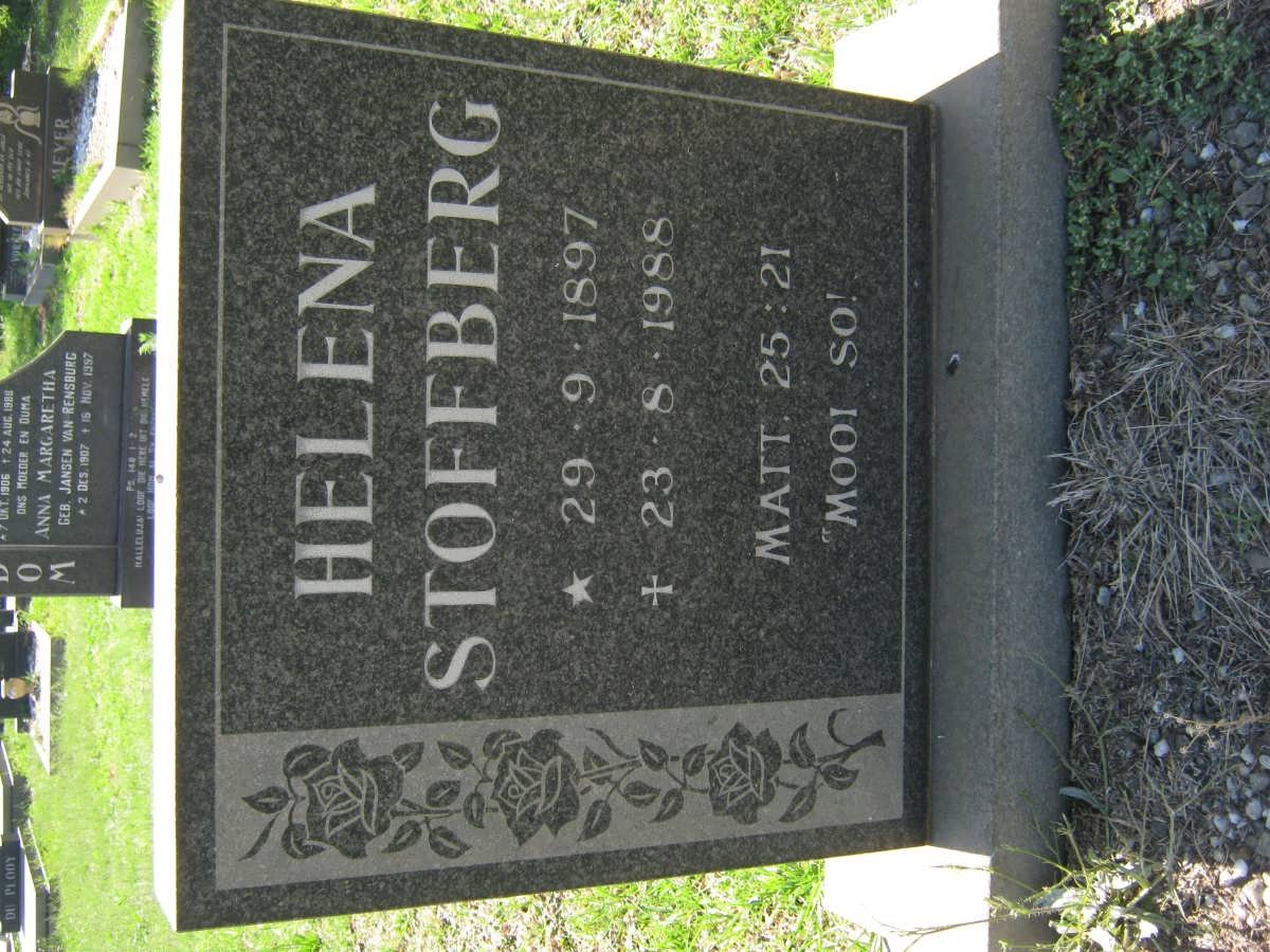 STOFFBERG Helena 1897-1988