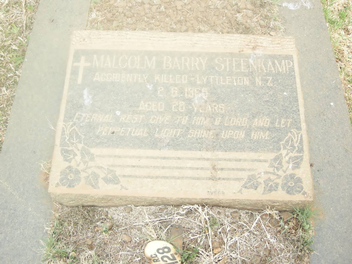 STEENKAMP Malcolm Barry -1965
