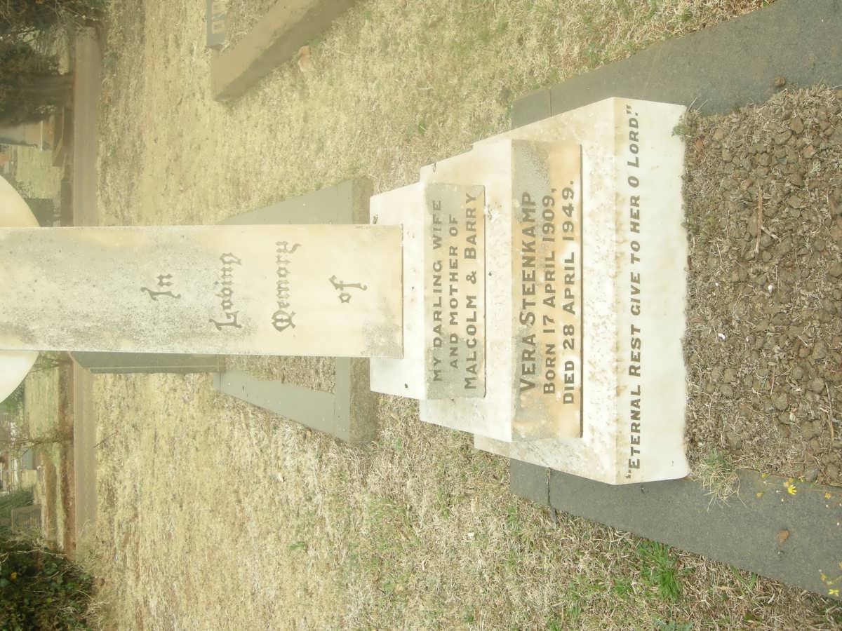 STEENKAMP Vera 1909-1949