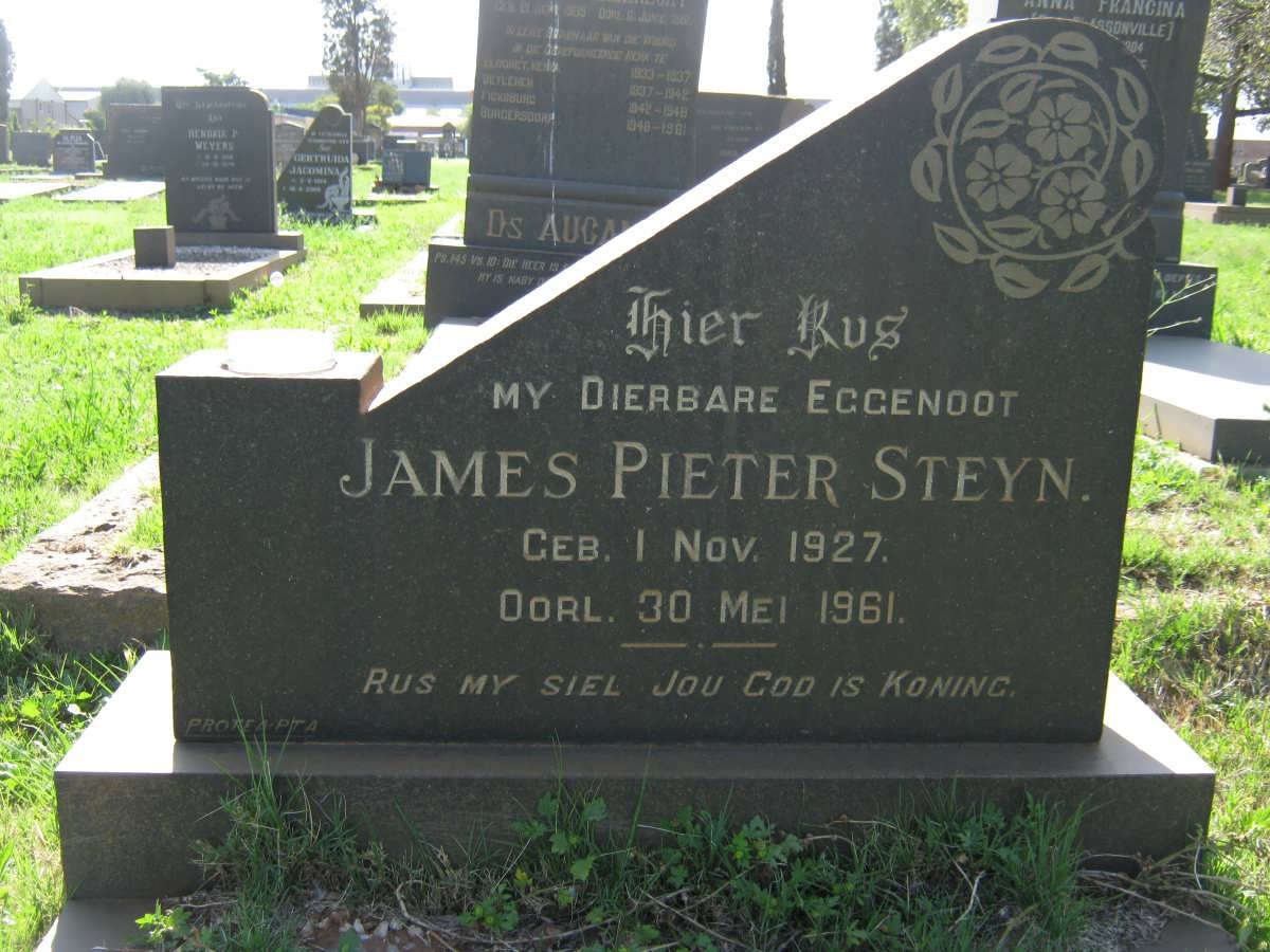 STEYN James Pieter 1927-1961