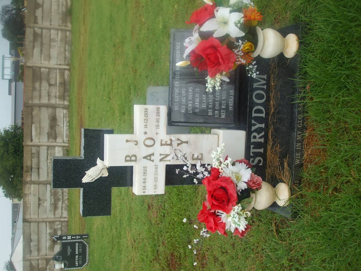 STRYDOM Banie 1925-2007 &amp; Joey 1930-2010