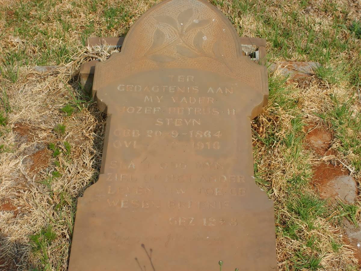 STEYN Jozef Petrus H. 1864-1916