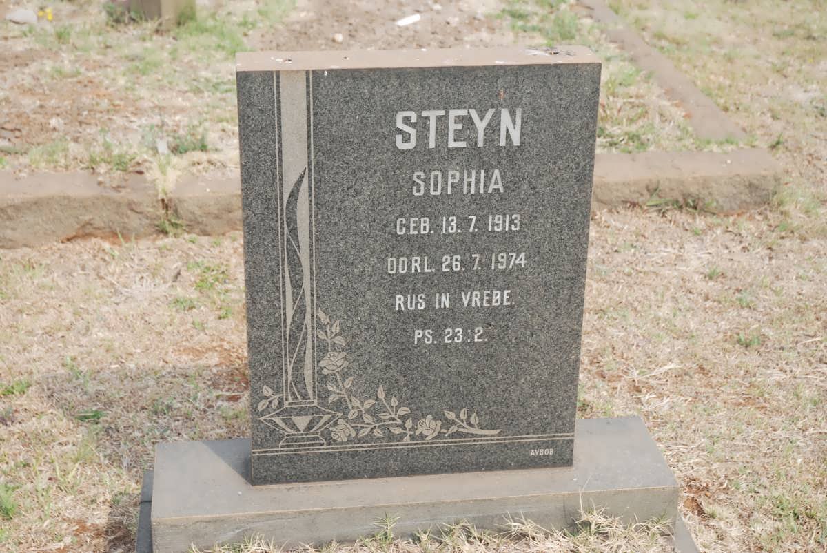 STEYN Sophia 1913-1974