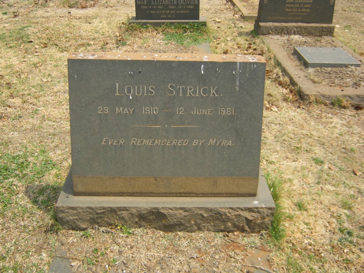 STRICK Louis 1910-1961
