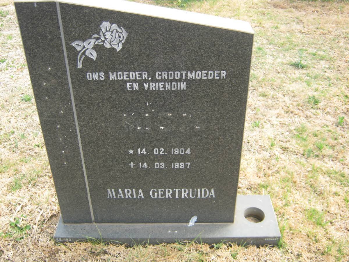 SMIT Maria Gertruida 1904-1997
