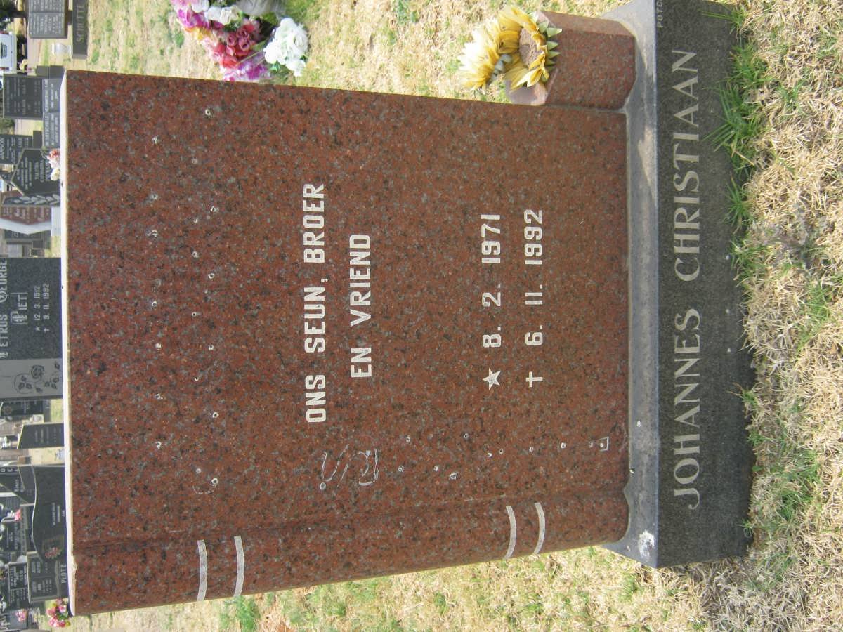 SMIT Johannes Christiaan 1971-1992