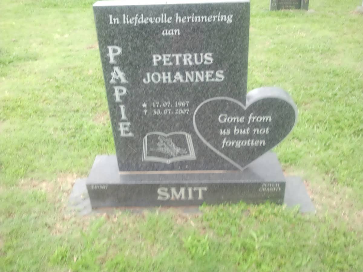 SMIT Petrus Johannes 1967-2007