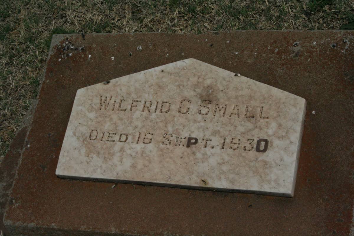 SMALL Wilfrid G. -1930