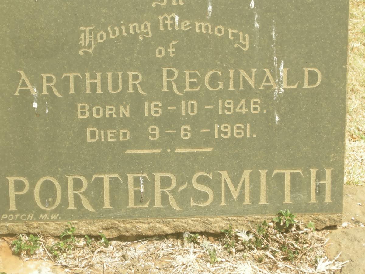 SMITH Arthur Reginald, Porter 1946-1961