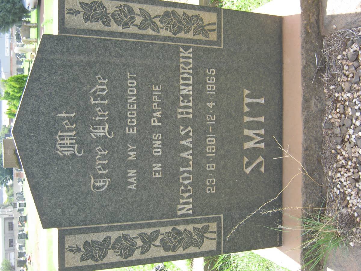SMIT Nicolaas Hendrik 1901-1965