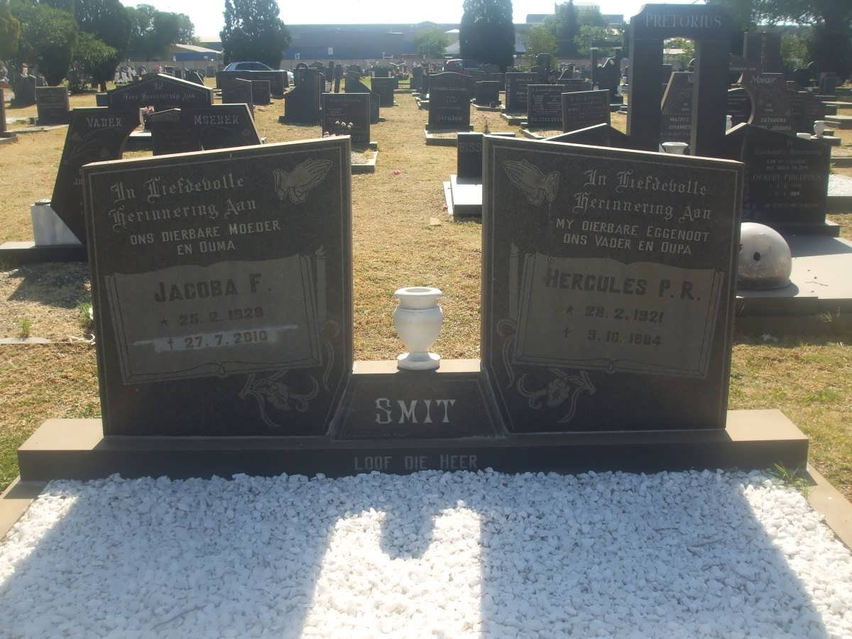 SMIT Hercules P.R. 1921-1984 &amp; Jacoba F. 1928-2010