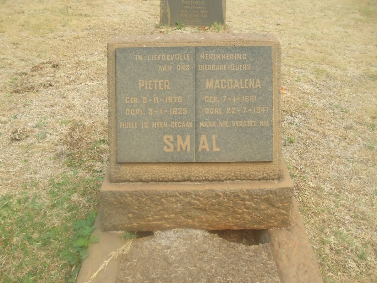SMAL Pieter 1878-1929 &amp; Magdalena 1881-1947