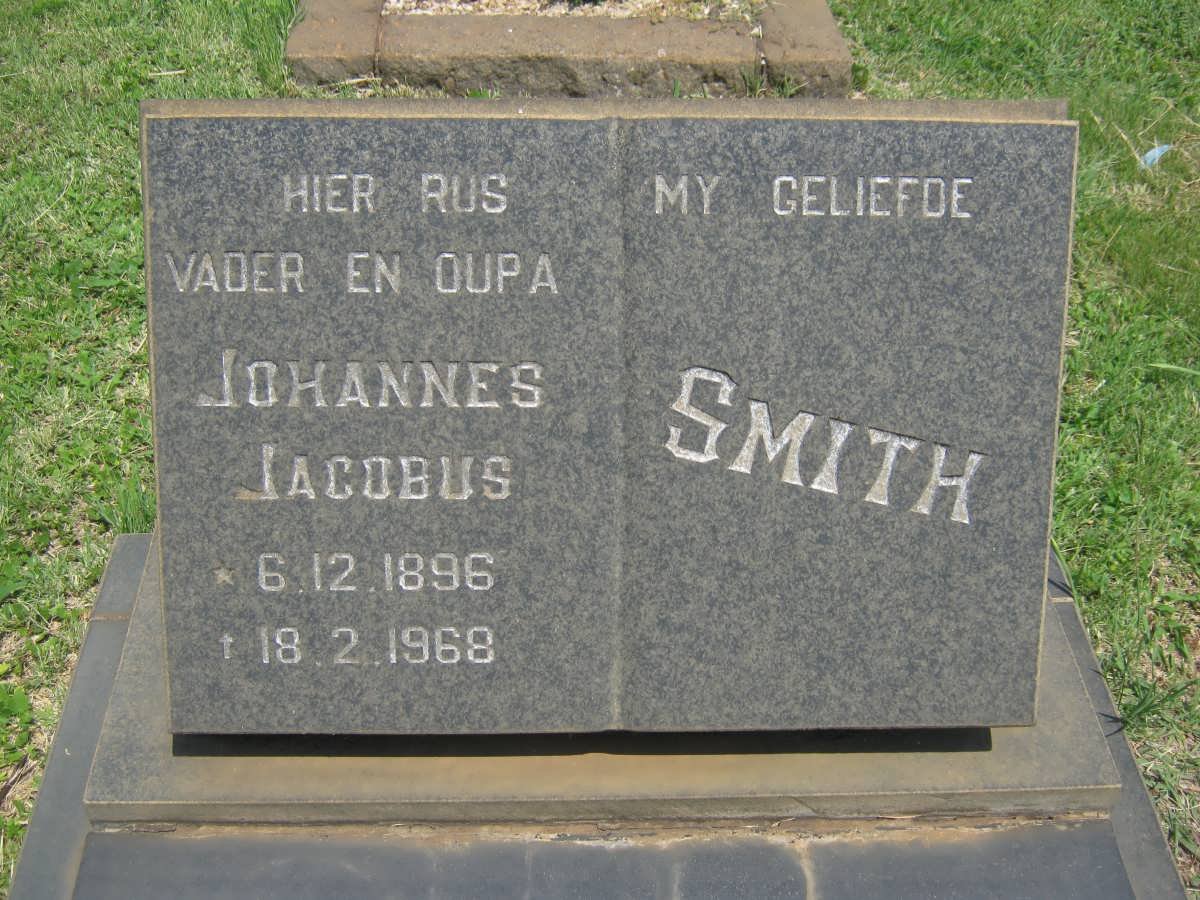 SMITH Johannes Jacobus 1896-1968