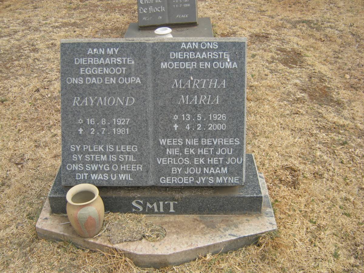 SMIT Raymond 1927-1981 &amp; Martha Maria 1926-2000