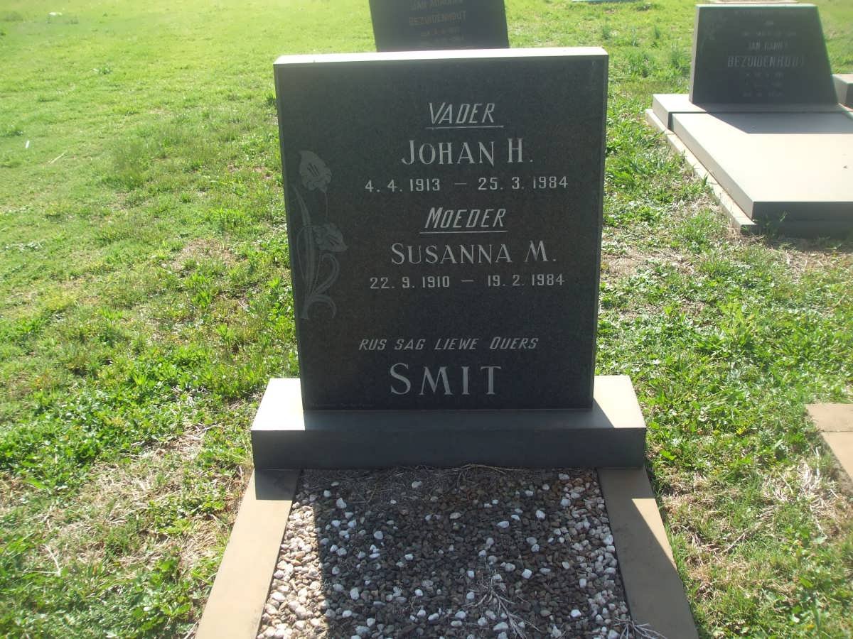 SMIT Johan H. 1913-1984 &amp; Susanna M. 1910-1984