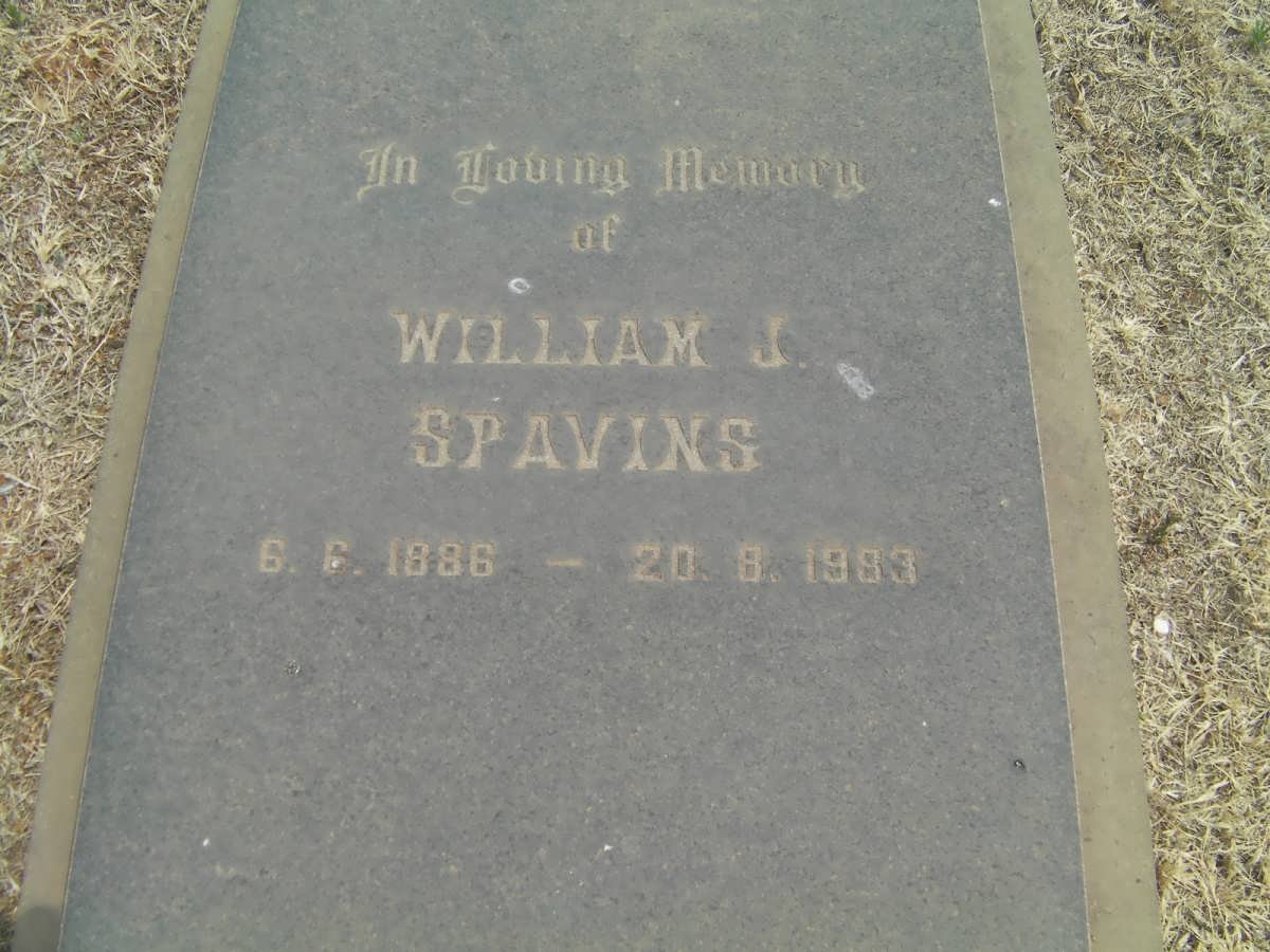 SPAVINS William J. 1886-1983