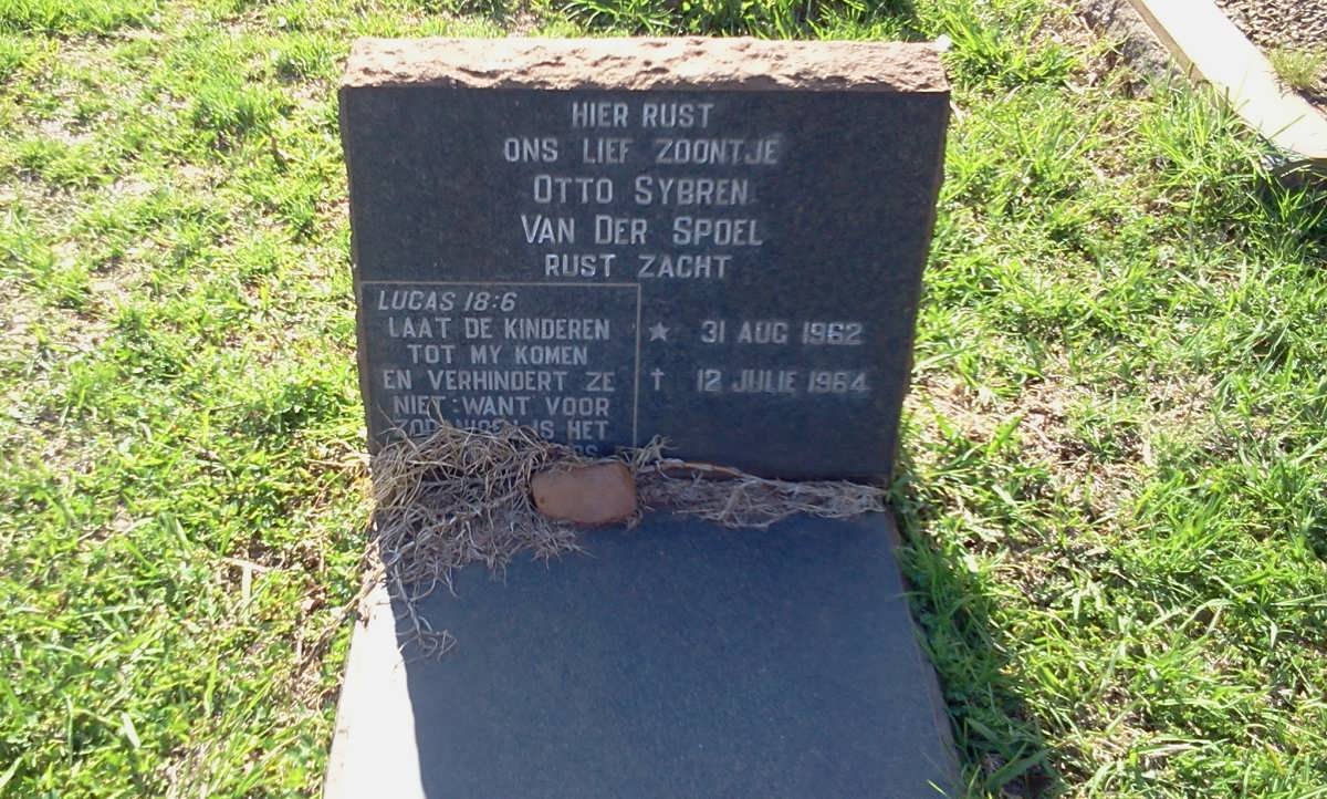 SPOEL Otto Sybren, van der 1962-1964